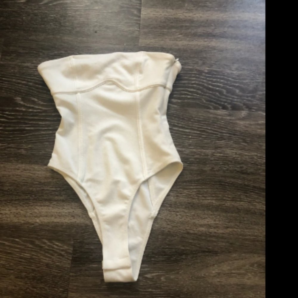 Princess Polly Bustier Strapless Bodysuit Sz 0